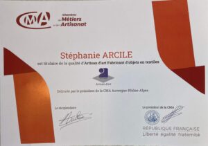ADDM reconnu Artisanat d’Art !