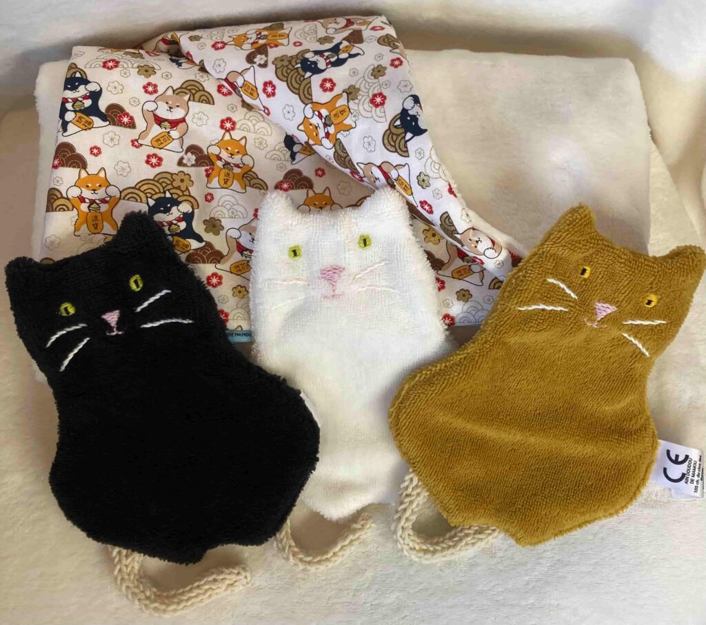 plaid-+-doudou-chat